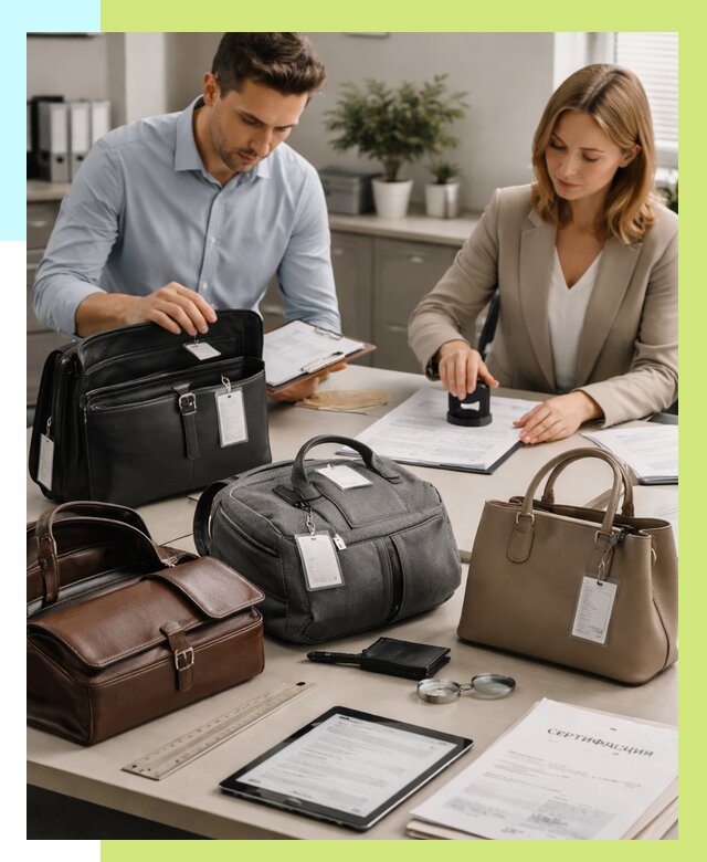 Сертификация сумок в Уфе от 7706 руб. | Алешин-Уфа