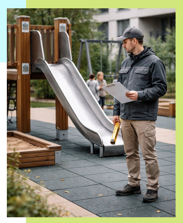 Сертификация детских площадок в Уфе от 25688 р. | Алешин-Уфа