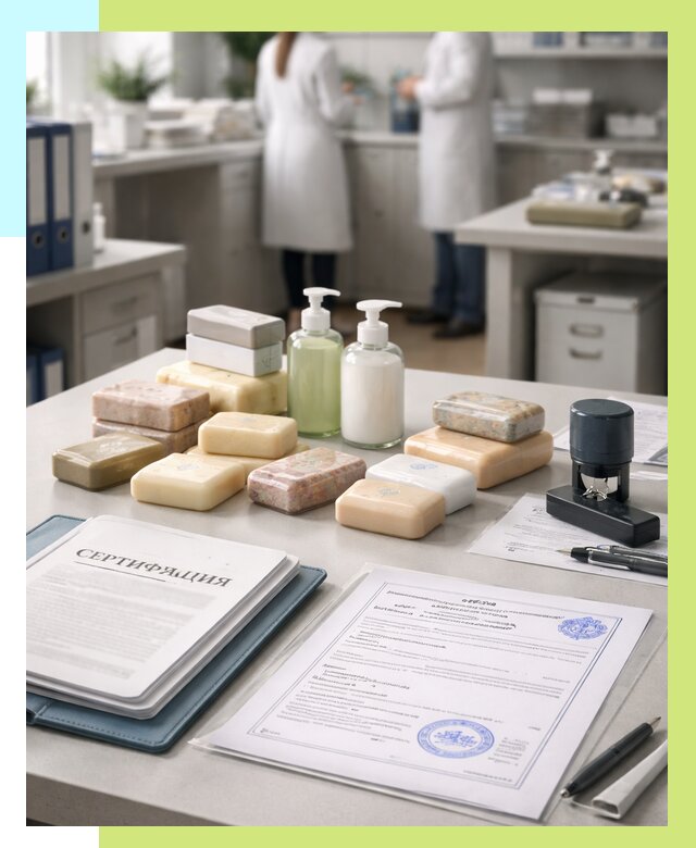 Сертификация мыла и сертификат на мыло в Уфе от 12330 | Алешин-Уфа