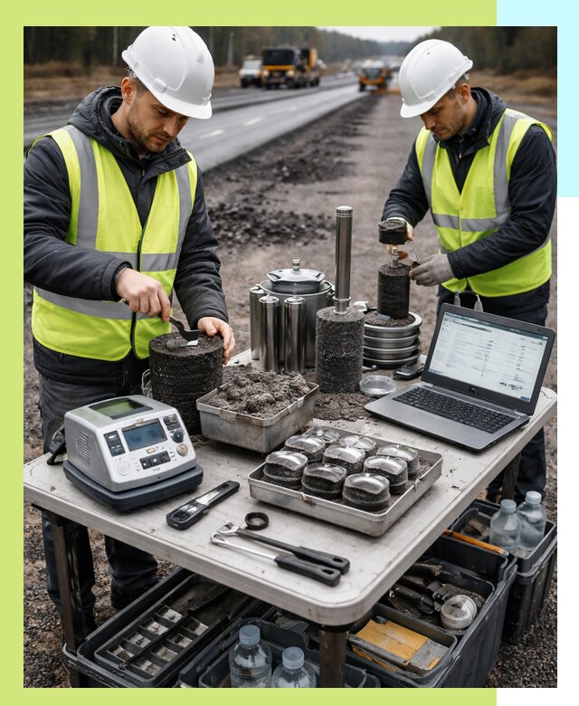 Сертификация асфальта: испытания и подтверждение в Уфе