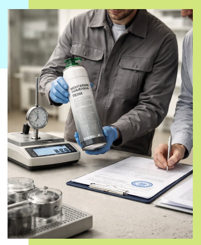 Сертификация монтажной пены в Уфе от 15413 р. | Алешин-Уфа