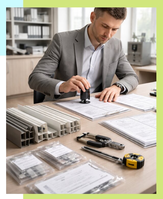 Сертификация ПВХ продукции в Уфе от 8734 р., Алешин-Уфа