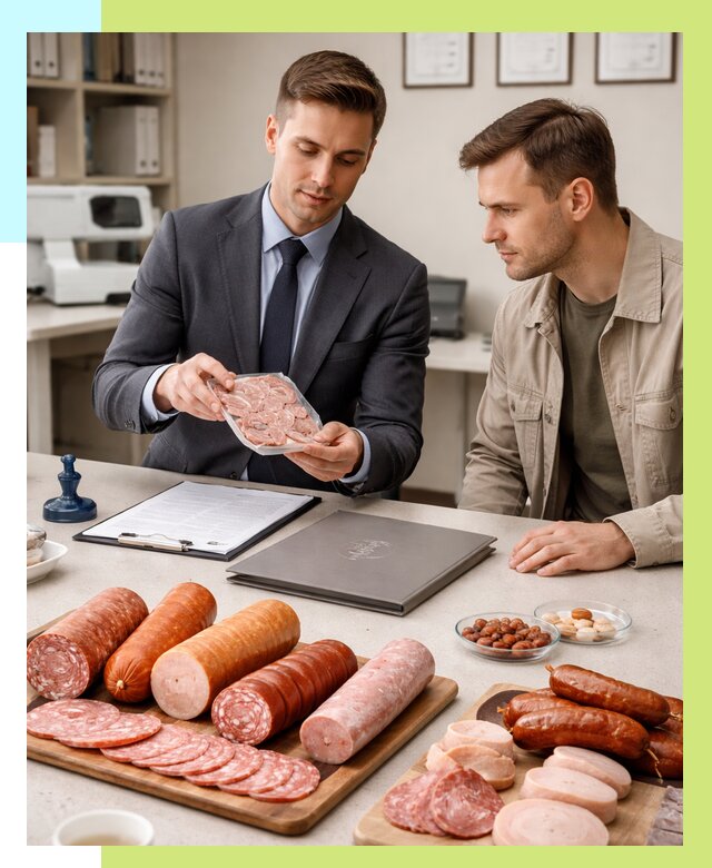 Сертификация колбасных изделий в Уфе от 7706 р. | Алешин-Уфа