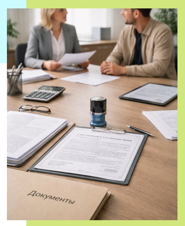 Сертификат соответствия на продукцию в Уфе от 15413 р.|Алешин-Уфа