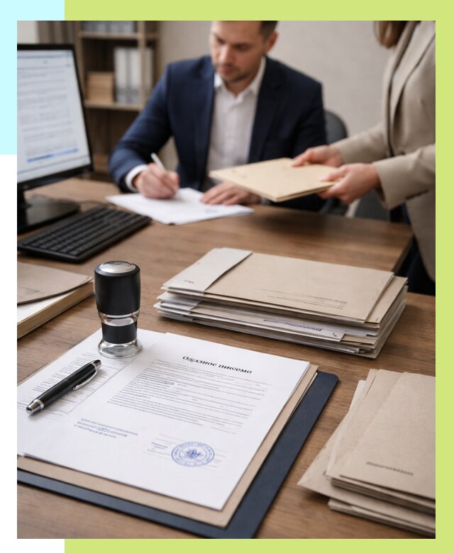 Отказное письмо для таможни в Уфе от 3083 р, Алешин-Уфа