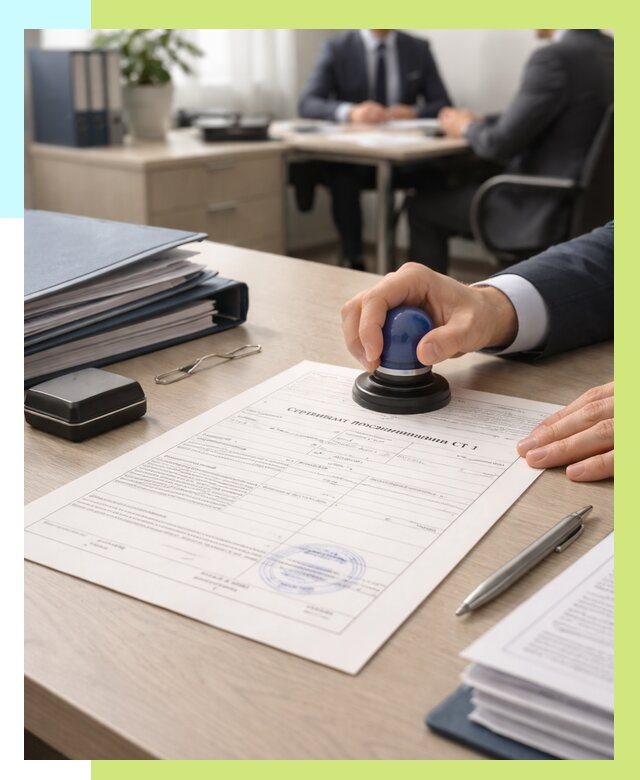 Сертификат происхождения СТ 1 в Уфе от 4624 р. | Алешин-Уфа