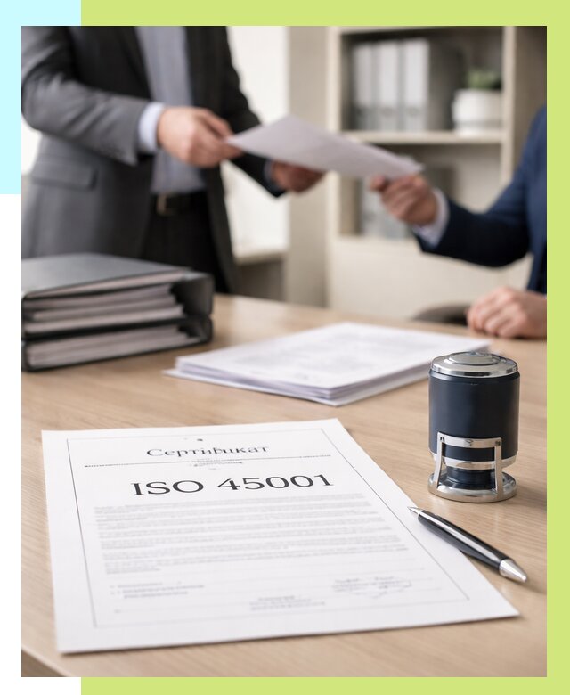 Сертификат ISO 45001 в Уфе под ключ от 46238 р. | Алешин-Уфа