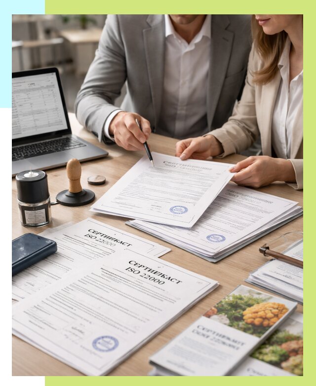 Сертификат ISO 22000 в Уфе от 41100 р. под ключ | Алешин-Уфа
